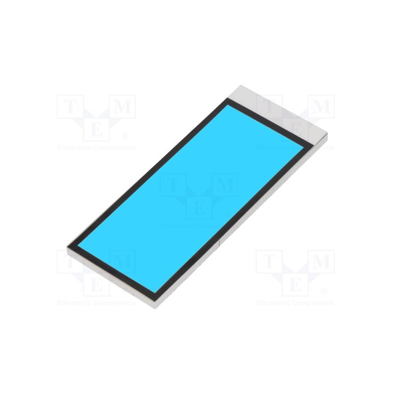 1 pcs x DISPLAY ELEKTRONIK - DE LP-501-B - Backlight, LED, Dim: 55.75x22.86x2.5mm, blue, 46.8x19mm, 200cd/m2