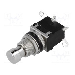 2 pcs x NINIGI - PS24202 - Switch: push-button, Pos: 2, DPDT, 2A/250VAC, ON-ON, Illumin: none