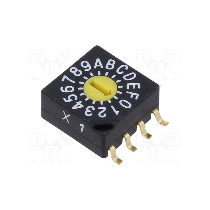 1 pcs x KNITTER-SWITCH - SMR 5016 - Encoding switch, Pos: 16, SMD, 100mΩ, DC load @R: 0.03A/15VDC