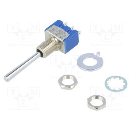 1 pcs x Nidec Copal Electronics - 8D1021-Z - Switch: toggle, Pos: 3, SP3T, ON-OFF-ON, 6A/125VAC, -30÷85°C, 8