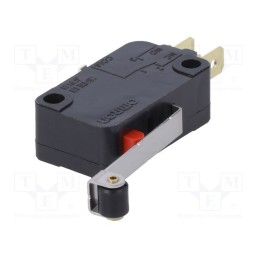 1 pcs x OMRON OCB - VX0161C23 - Microswitch SNAP ACTION, 0.1A/125VAC, with lever (with roller)