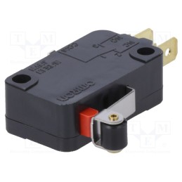 1 pcs x OMRON OCB - VX551C23 - Microswitch SNAP ACTION, 5A/125VAC, with lever (with roller)