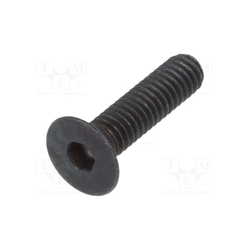 100 pcs x BOSSARD - 1480294 - Screw, M2.5x10, 0.45, Head: countersunk, hex key, HEX 1,5mm, steel