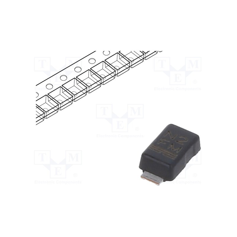 1 pcs x VISHAY - S1FLM-GS08 - Diode: rectifying, SMD, 1kV, 1.5A, 1.8us, SMF, Ufmax: 1.1V, Ifsm: 22A