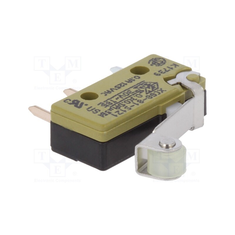1 pcs x SAIA-BURGESS - XCG8-81-S1Z1 - Microswitch SNAP ACTION, with lever (with roller), SPDT, Pos: 2