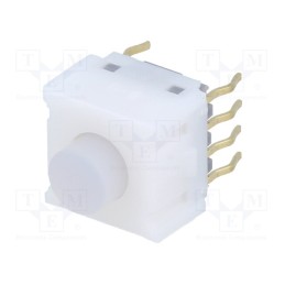 1 pcs x NKK SWITCHES - NP0115HG03LF - Switch: push-button, Pos: 2, SPST, 0.01A/28VDC, OFF-(ON), 500MΩ