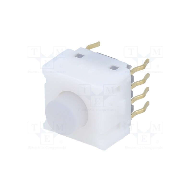 1 pcs x NKK SWITCHES - NP0115HG03LF - Switch: push-button, Pos: 2, SPST, 0.01A/28VDC, OFF-(ON), 500MΩ