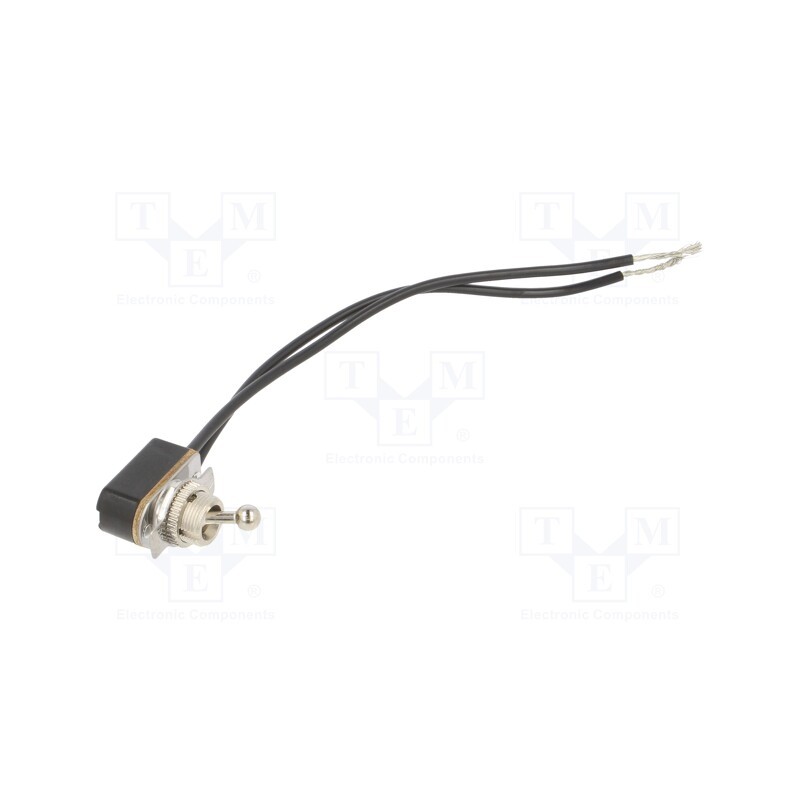 1 pcs x SWITCH COMPONENTS - TC-1A-DC-W-1 - Switch: toggle, Pos: 2, SPST, ON-OFF, 6A/12VDC, Leads: leads 150mm