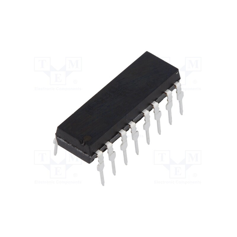 1 pcs x VISHAY - ILQ30 - Optocoupler, THT, Ch: 4, OUT: Darlington, Uinsul: 5.3kV, Uce: 30V