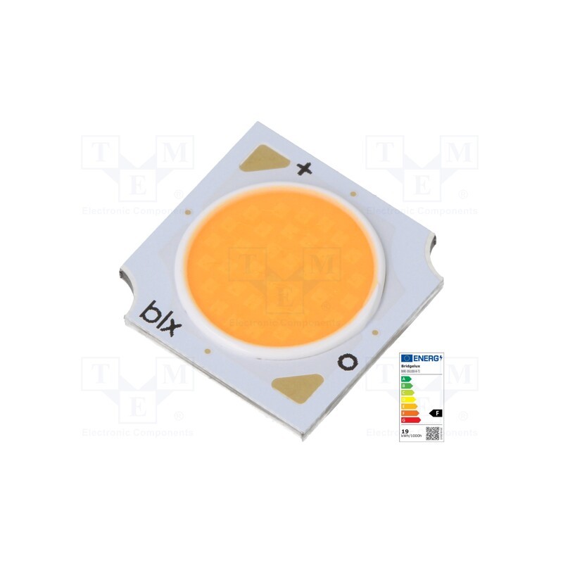 1 pcs x BRIDGELUX - BXRE-30G1000-B-73 - Power LED, COB, 120°, 270mA, P: 9.1W, 1089lm, 13.5x13.5x1.7mm, V10