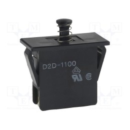 1 pcs x OMRON OCB - D2D-1100 - Switch: door, Pos: 2, SPST-NO + SPST-NC, 16A/250VAC, black, D2D