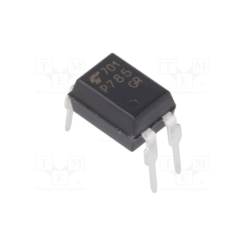 5 pcs x TOSHIBA - TLP785(D4-GR.F(C - Optocoupler, THT, Ch: 1, OUT: transistor, Uinsul: 5kV, Uce: 80V, DIP4