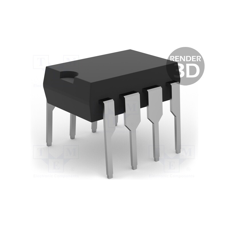 1 pcs x BROADCOM (AVAGO) - HCPL-2530-000E - Optocoupler, THT, Ch: 1, OUT: transistor, 3.75kV, CTR@If: 7-50%@16mA