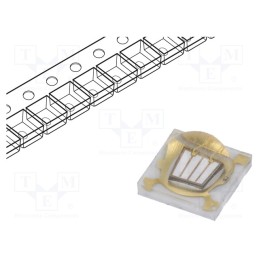 1 pcs x LITEON - LTPL-C034UVH410 - LED, UV, 3535, 130°, 500mA, λd: 410nm, 3.2÷3.9V, SMD