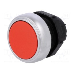 1 pcs x LOVATO ELECTRIC - LPCB104 - Switch: push-button, 22mm, Stabl.pos: 1, red, none, IP66, flat, Pos: 2