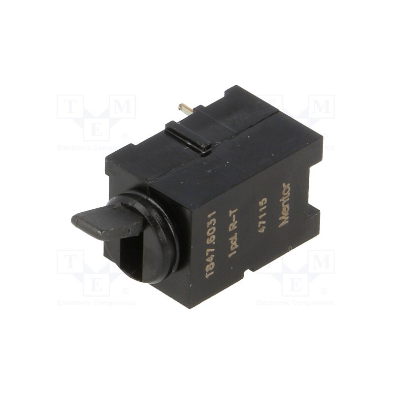 1 pcs x MENTOR - 1847.6031 - Switch: toggle, Pos: 2, SP3T, ON-(ON), 0.5A/60VAC, 0.5A/60VDC, THT