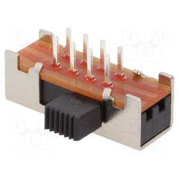 1 pcs x KNITTER-SWITCH - MFP 2320-R - Switch: slide, Pos: 3, SP3T, 0.3A/30VDC, ON-ON-ON, PCB,THT, -20÷85°C
