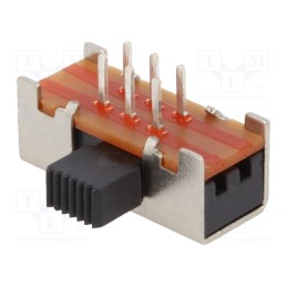 1 pcs x KNITTER-SWITCH - MFP 2220-R - Switch: slide, Pos: 2, SPDT, 0.3A/30VDC, ON-ON, PCB,THT, -25÷85°C