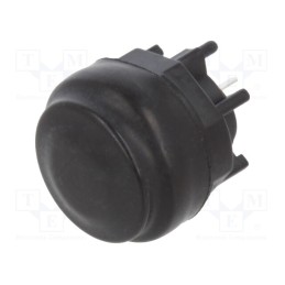 1 pcs x C&K - K12C15N - Switch: push-button, Pos: 2, SPST-NO, 0.1A/30VDC, OFF-(ON), IP67