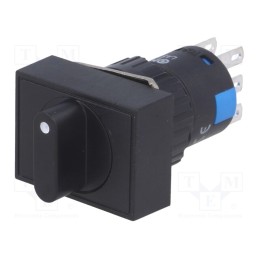 1 pcs x ONPOW - LAS1-AJ-22X/31/N - Switch: rotary, Pos: 3, 3A/220VAC, 2A/24VDC, -20÷55°C, 50mΩ, Ø16mm