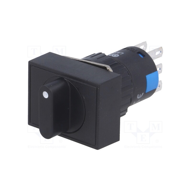 1 pcs x ONPOW - LAS1-AJ-22X/31/N - Switch: rotary, Pos: 3, 3A/220VAC, 2A/24VDC, -20÷55°C, 50mΩ, Ø16mm