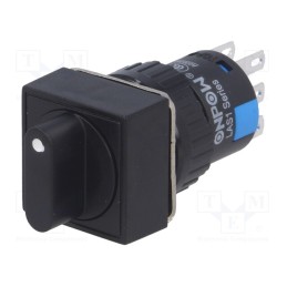 1 pcs x ONPOW - LAS1-AF-22X/31/N - Switch: rotary, Pos: 3, 3A/220VAC, 2A/24VDC, -20÷55°C, 50mΩ, Ø16mm