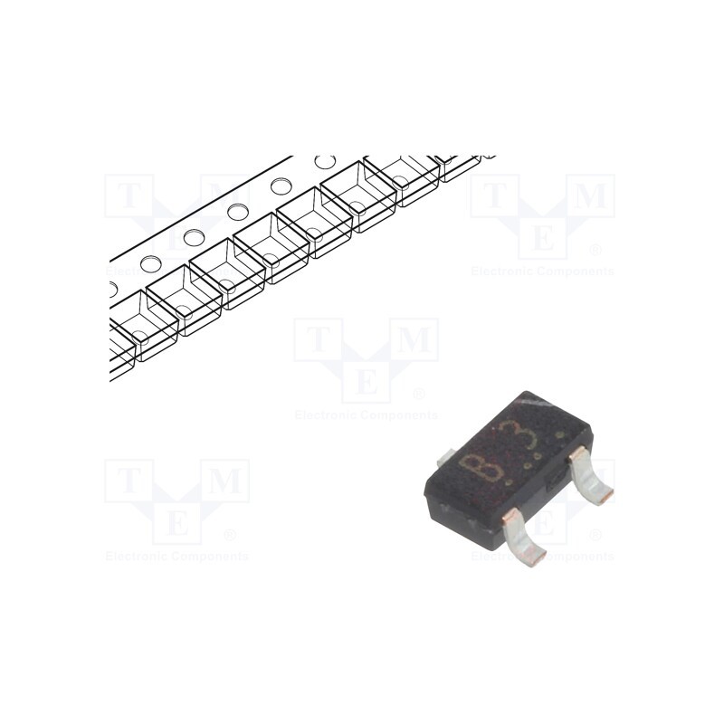 5 pcs x TOSHIBA - 1SS184(TE85L,F) - Diode: switching, SMD, 85V, 100mA, 4ns, SOT346, Ufmax: 1.2V, Ifsm: 2A