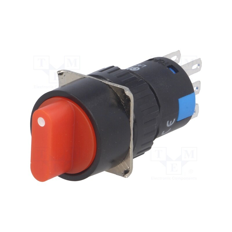1 pcs x ONPOW - LAS1-AY-22X/31/R - Switch: rotary, Pos: 3, 3A/220VAC, 2A/24VDC, -20÷55°C, 50mΩ, Ø16mm