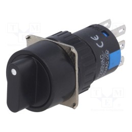 1 pcs x ONPOW - LAS1-AY-22X/31/N - Switch: rotary, Pos: 3, 3A/220VAC, 2A/24VDC, -20÷55°C, 50mΩ, Ø16mm