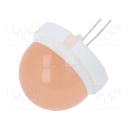 1 pcs x POLAM-ELTA - CQL-431-3 - LED, 20mm, orange, 900÷4000mcd, 120°, Front: convex, 5.7÷6.4V