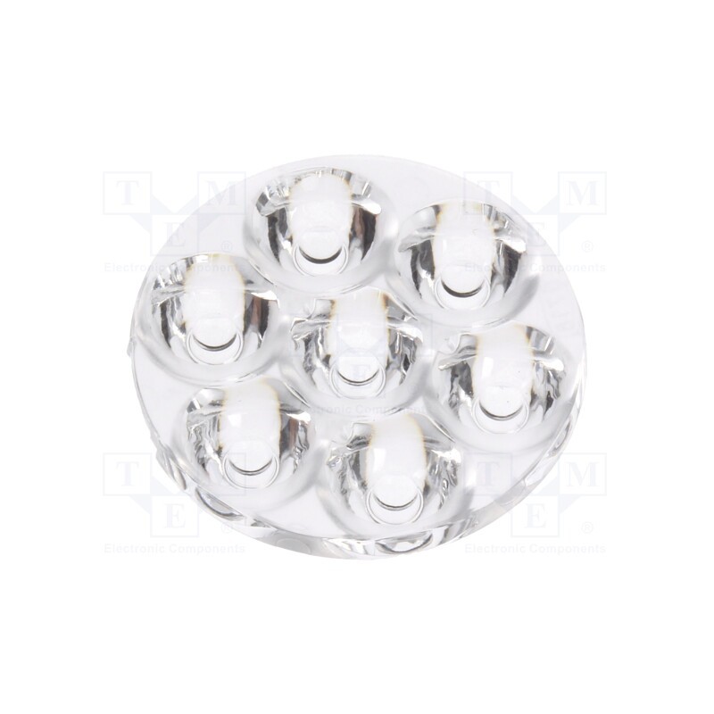 1 pcs x LEDIL - C11716_ANNA-40-7-S - LED lens, round, plexiglass PMMA, transparent, 11÷19°, H: 10.7mm