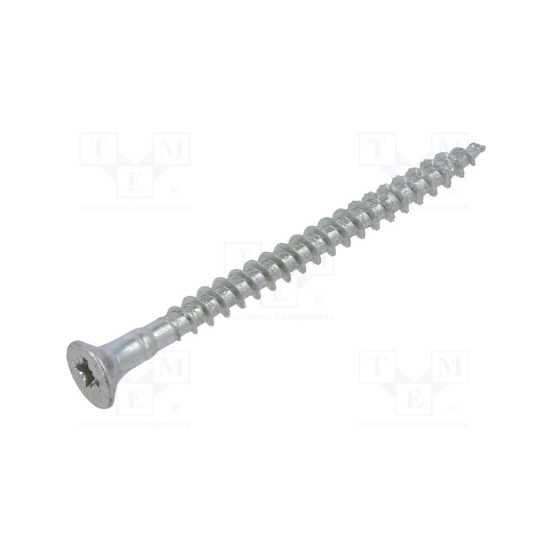 100 pcs x BOSSARD - 1339222 - Screw, for wood, 4.5x60, Head: countersunk, Pozidriv, PZ2, zinc
