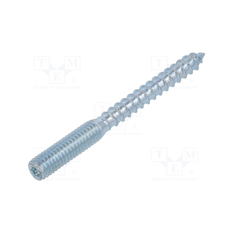 100 pcs x BOSSARD - 3360704 - Screw, for wood, M6,6x60, Head: without head, Torx®, TX15, steel