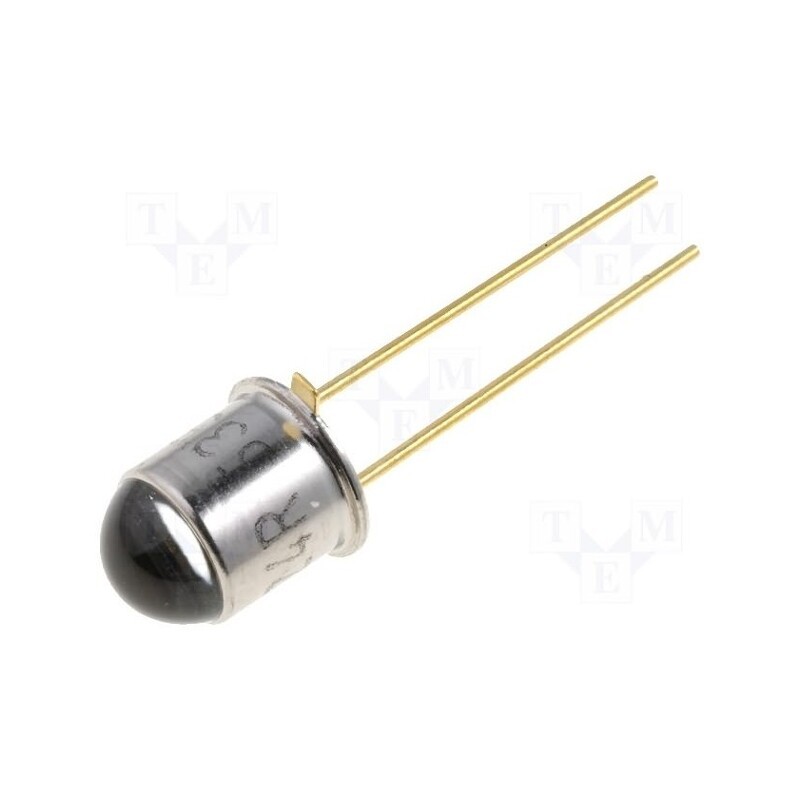 1 pcs x VISHAY - BPW24R - PIN IR photodiode, THT, 24°