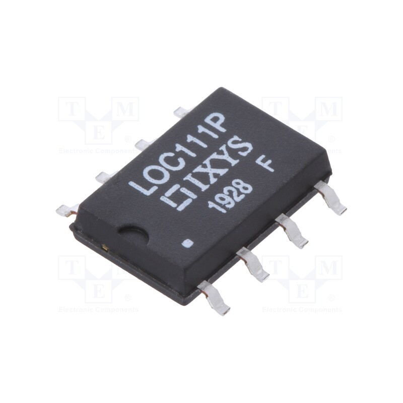 1 pcs x IXYS - LOC111P - Optocoupler, SMD, Ch: 1, 3.75kV, Flatpack 8pin, 1A