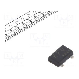 1 pcs x TOSHIBA - SSM3K341R,LF(T - Transistor: N-MOSFET, unipolar, 60V, 6A, Idm: 24A, 2.4W, SOT23F