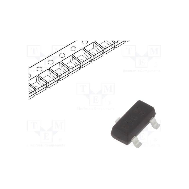25 pcs x DIODES INCORPORATED - BAS116-7-F - Diode: switching, SMD, 85V, 215mA, 3us, SOT23, Ufmax: 1.25V