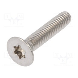 100 pcs x BOSSARD - 3061378 - Screw, 4x20, Head: countersunk, Torx®, TX20, A2 stainless steel