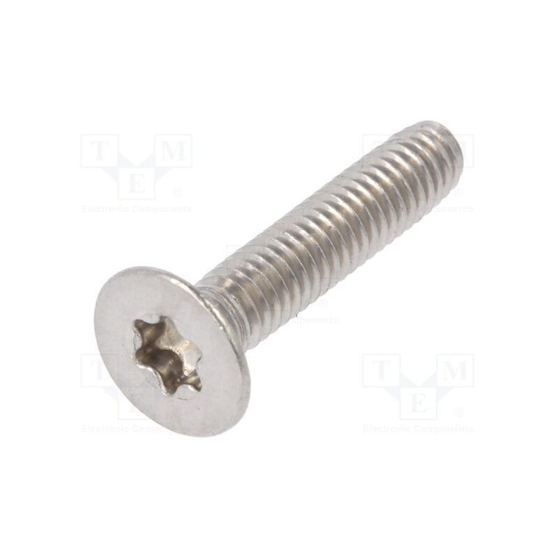 100 pcs x BOSSARD - 3061378 - Screw, 4x20, Head: countersunk, Torx®, TX20, A2 stainless steel