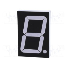 1 pcs x OPTO Plus LED - OPD-S23010LB-BW - Display: LED, 7-segment, 56mm, 2.3', No.char: 1, blue, 280mcd, anode