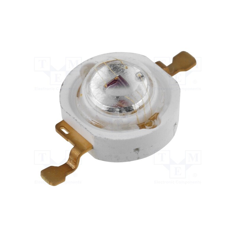 1 pcs x LUCKYLIGHT - LL-HP60MV1L - Power LED, red, 120°, 350mA, 620÷630nm, P: 1W, 17.9÷26lm, 2÷3V