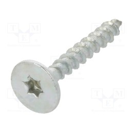 100 pcs x BOSSARD - 9021445 - Screw, for wood, 3x20, Head: cheese head, Torx®, TX10, WIROX®, SPAX®