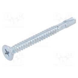100 pcs x BOSSARD - 1379232 - Screw, for wood, 4.8x50, Head: countersunk, Phillips, PH2, tin