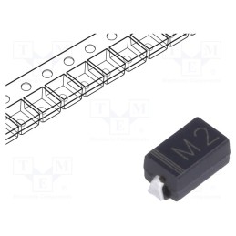 25 pcs x DACO Semiconductor - M2 - Diode: rectifying, SMD, 100V, 1A, SMA, Ufmax: 1.1V, Ifsm: 30A