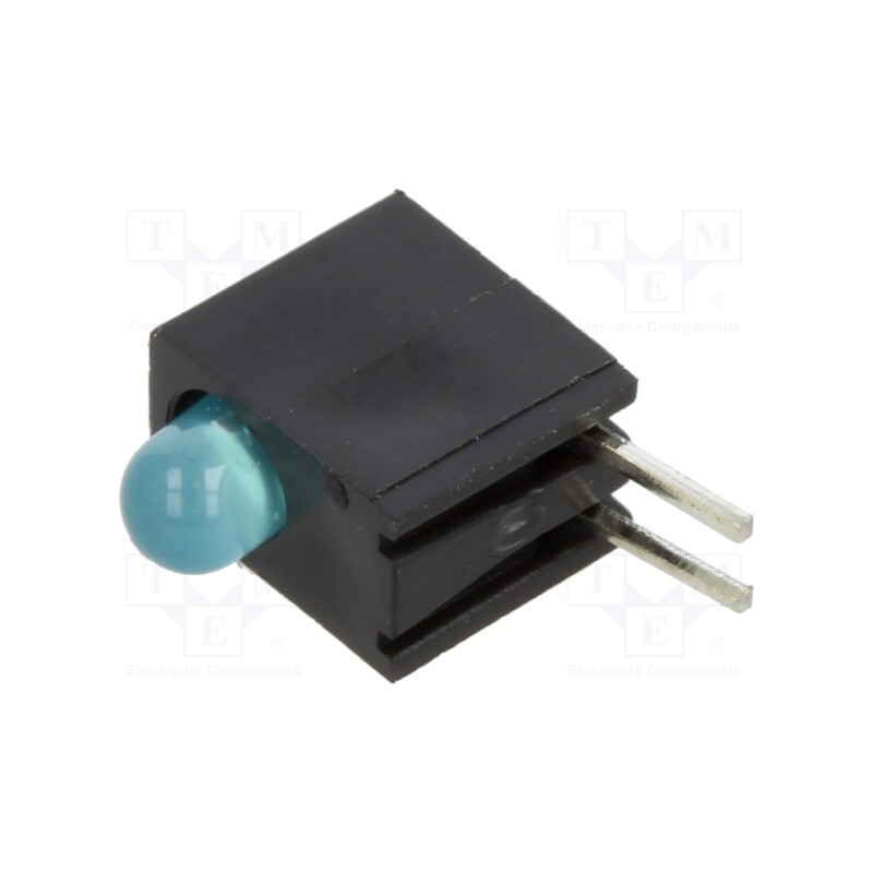 1 pcs x BIVAR - H101CBWD - LED, in housing, blue, 3mm, No.of diodes: 1, 20mA, Lens: diffused
