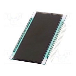 1 pcs x DISPLAY ELEKTRONIK - DE 131-TU-30/6,35/M - Display: LCD, 7-segment, STN Positive, No.of dig: 3.5, Char: 17.8mm