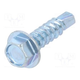 100 pcs x BOSSARD - 1476572 - Screw, for metal, with flange, 3.9x16, Head: hexagonal, 5.5mm, zinc