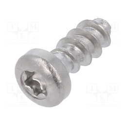100 pcs x BOSSARD - 3205238 - Screw, 2.5x6, Head: cheese head, Torx®, TX07, A2 stainless steel