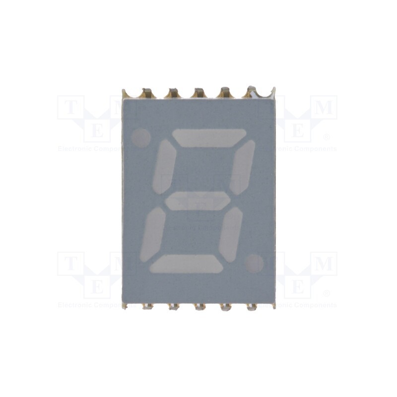 1 pcs x BROADCOM (AVAGO) - HDSM-283C - Display: LED, 7-segment, 7mm, 0.28', No.char: 1, red, 3.4÷7.5mcd