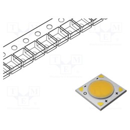 1 pcs x BRIDGELUX - BXRE-30G1000-C-83 - Power LED, COB, 120°, 300mA, P: 9W, 1196lm, 13.5x13.5x1.65mm, V10